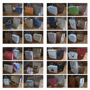 각종 쇼핑백종류 모음 60개 부담없이 편하게 막쓰실분께 합 저렴히6천원(수원)