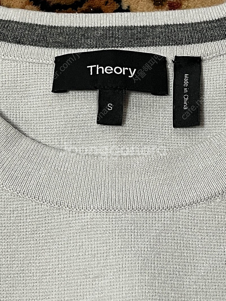 Theory 띠어리 라이트 그레이 자고 겨울 니트 스웨터 S 95사이즈--3