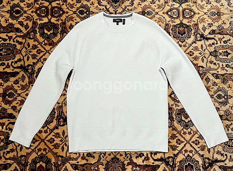 Theory 띠어리 라이트 그레이 자고 겨울 니트 스웨터 S 95사이즈--4