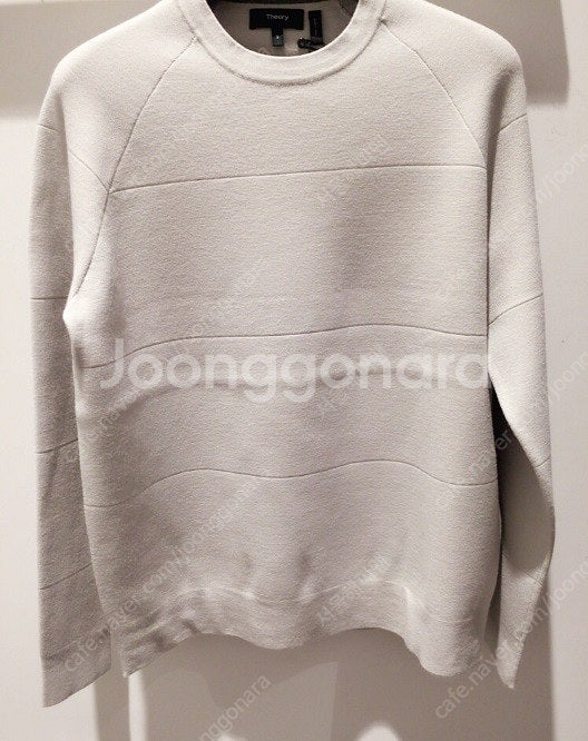 Theory 띠어리 라이트 그레이 자고 겨울 니트 스웨터 S 95사이즈--8
