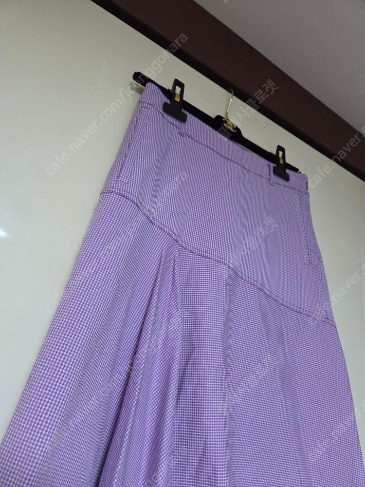 한섬 더스토어 THE STORE 19 드레이프 체크 스커트 (M) 이미지