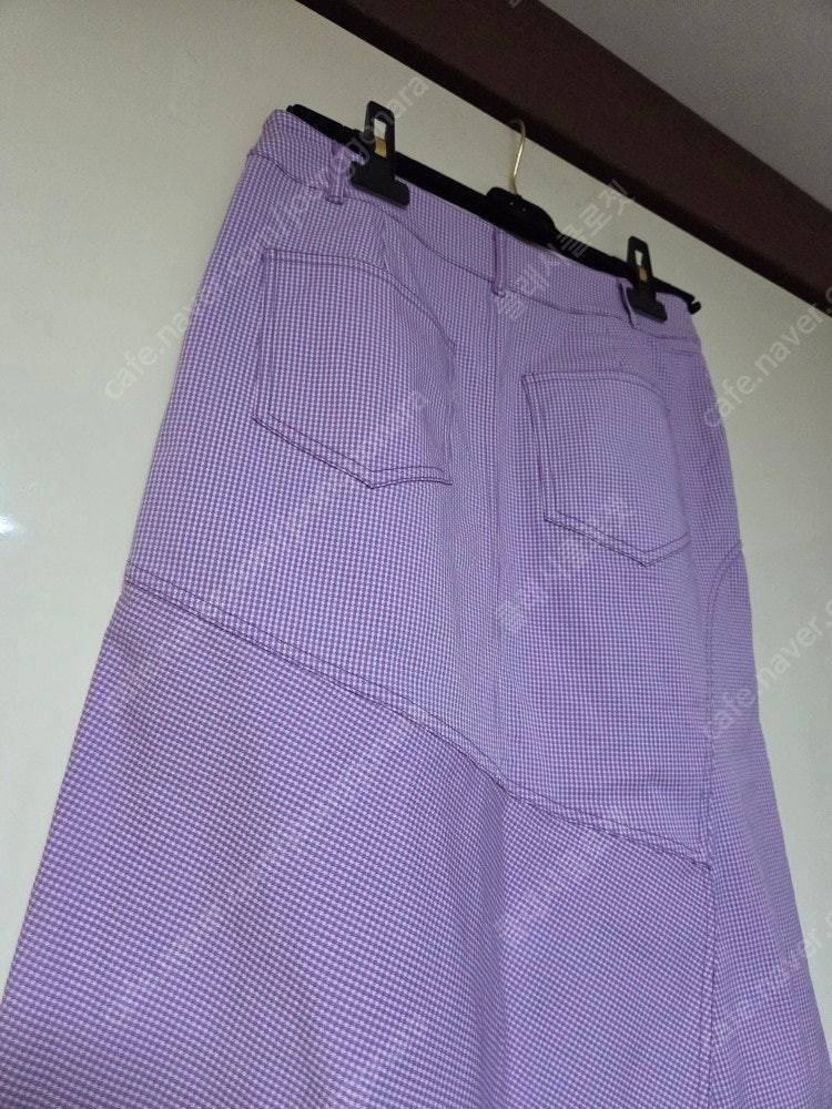 한섬 더스토어 THE STORE 19 드레이프 체크 스커트 (M) 이미지