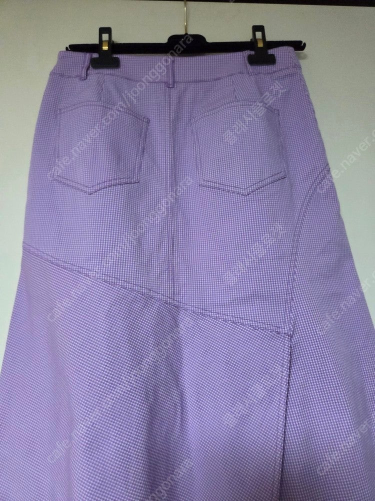 한섬 더스토어 THE STORE 19 드레이프 체크 스커트 (M) 이미지