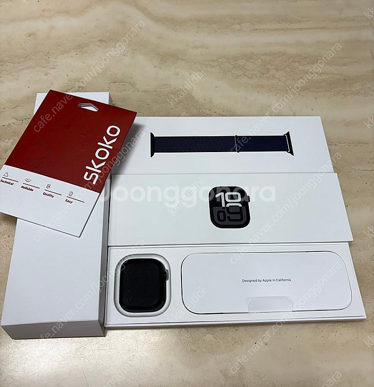 새제품급 애플워치 10 GPS 46mm 제트블랙 알루미--1