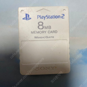 플스2 PS2 화이트 8M 메모리카드 팝니다.