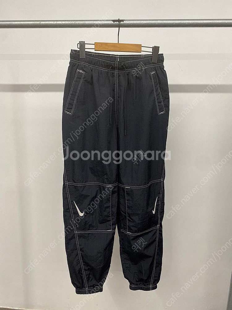여성용 나이키 스우시 리펠 우븐 조거 팬츠 트랙--3