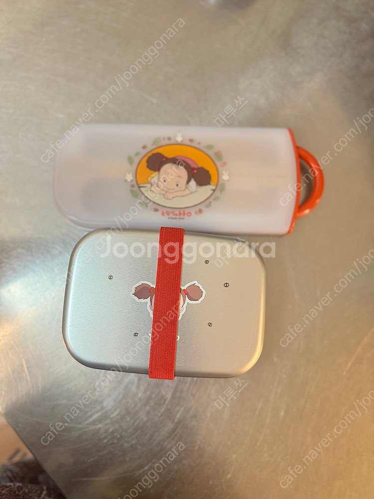 지브리스튜디오 토토로 도시락 수저포크세트--1