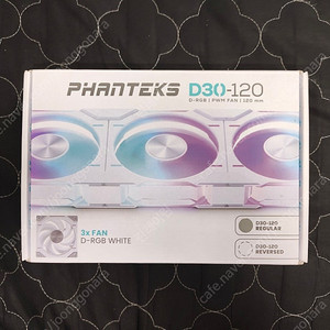 Phanteks PH-F120D30 REGULAR (3팩, 화이트)