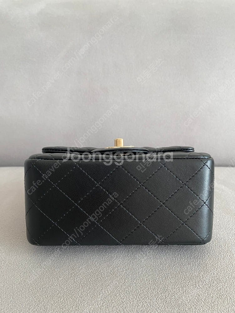 샤넬 클래식 쁘띠삭 블랙 샴골 31번대--4