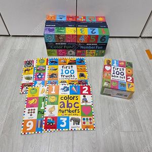 퍼스트100 유아영어책 미니블럭책