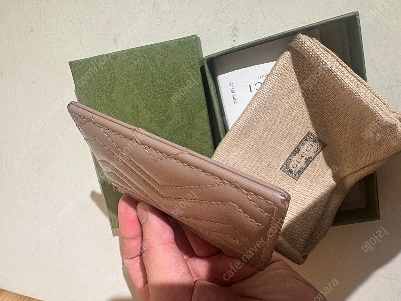 (풀박스)정품구찌 마몬트 카드지갑급매--1
