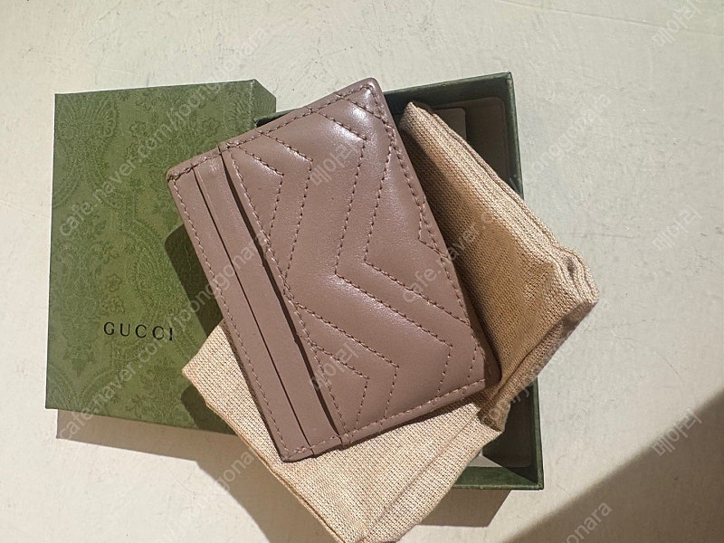 (풀박스)정품구찌 마몬트 카드지갑급매--2