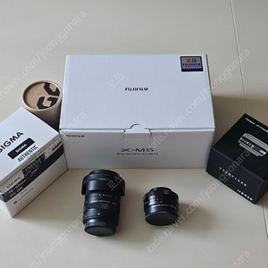 [미개봉, 정가]x-m5 블랙 번들렌즈킷, 시그마 18-50, 아티산 27mm