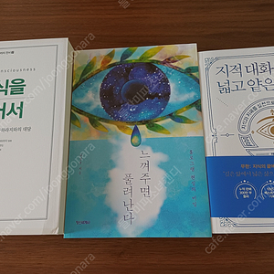 의식을 넘어서 , 느껴주면 풀려난다(김상운) 지적대화를 위한....책 판매