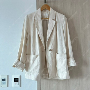 플라스틱아일랜드 린넨자켓 S