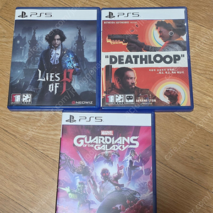 PS5 피의거짓/데스루프/가디언즈 갤럭시 3종 일괄판매