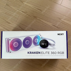NZXT KRAKEN ELITE V2 360 RGB (화이트) 크라켄 엘리트 V2 Z73 LCD 수냉쿨러