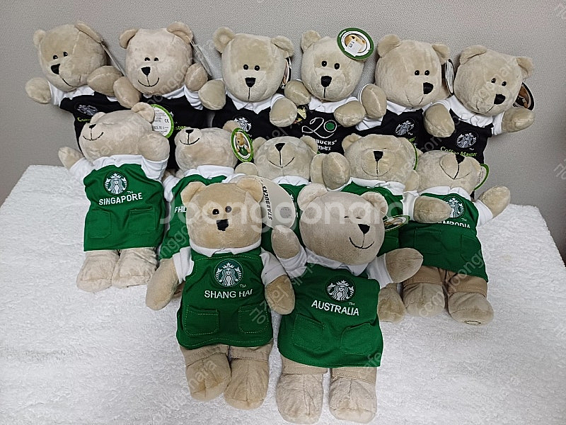 스타벅스 그린 베어리스타 싱가폴 호주 베트남 필리핀 상해 홍콩 캄보디아 스타벅스 블랙마스터 베어리스타 코리아 타일랜...--0