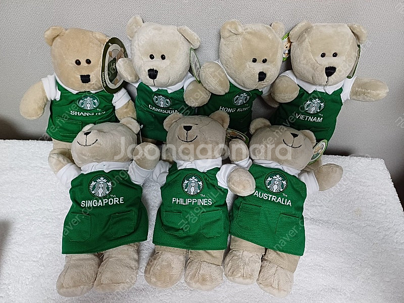 스타벅스 그린 베어리스타 싱가폴 호주 베트남 필리핀 상해 홍콩 캄보디아 스타벅스 블랙마스터 베어리스타 코리아 타일랜...--1