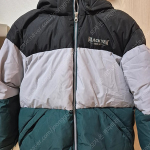 블랙야크키즈 구스다운패딩 145