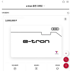 아우디 화이트 카드 200만 포인트