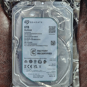 CCTV HDD 시게이트 6TB 스카이호크 6테라 seagate 미개봉 팝니다