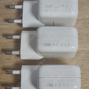 애플 A1357 10W USB 아이팟 아이패드 아이폰 충전기 전원 어댑터 아답타 5.1V 2.1A 3개 일괄