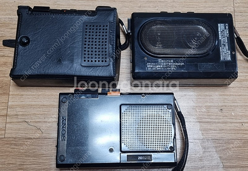 SONY TCM-17/TCM-18/CROWN WM-J2AGP 워크맨 3종일괄판매--1