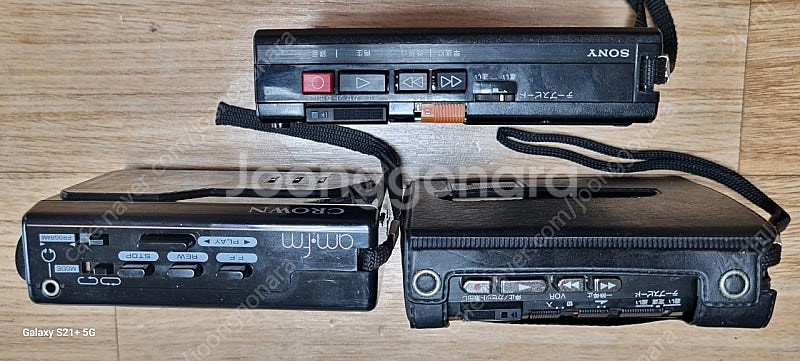 SONY TCM-17/TCM-18/CROWN WM-J2AGP 워크맨 3종일괄판매--2