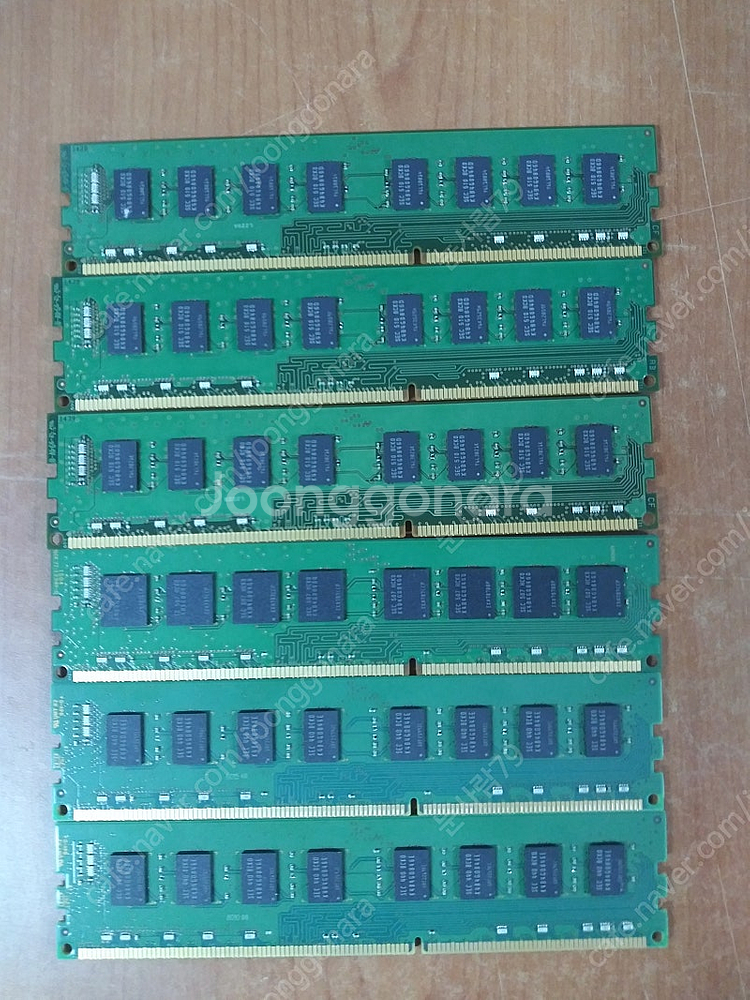 삼성전자 DDR3 8G 12800U 양면6개 (RAM,...--1