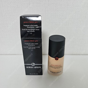 [새상품] 아르마니 파워 패브릭 프로 롱웨어 벨벳 매트 파운데이션 1.5호 30ml 본품