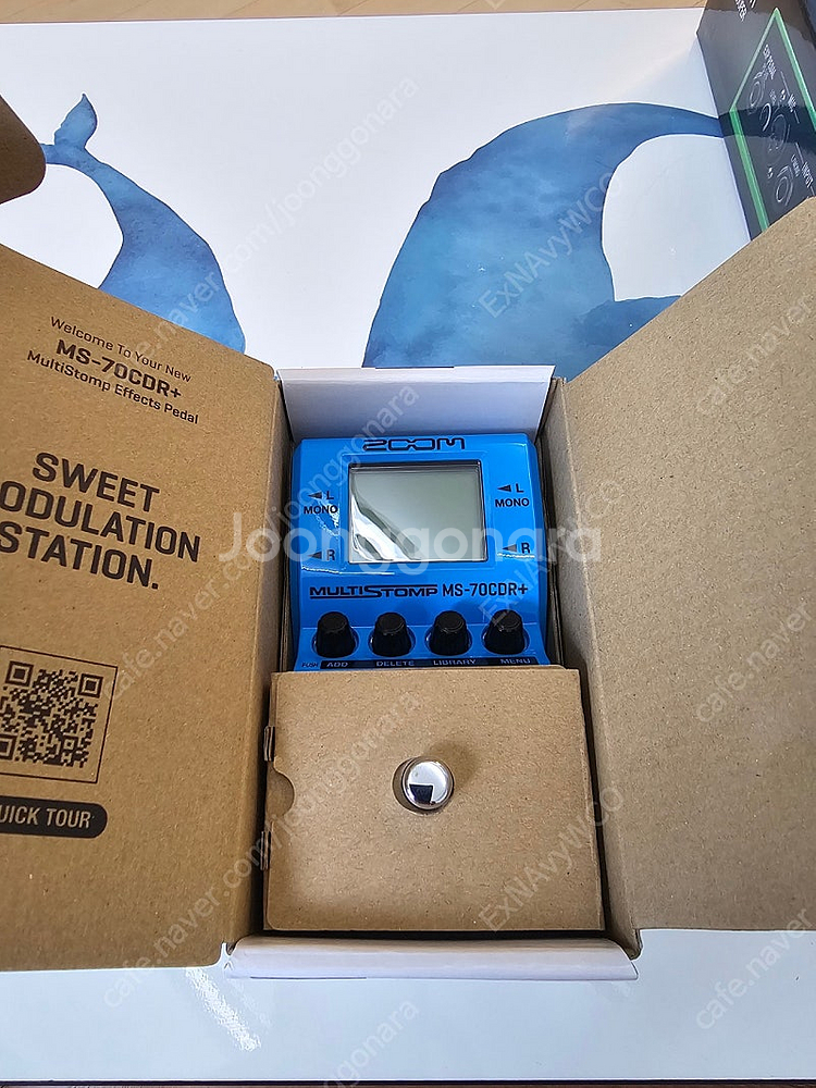 줌 기타 이펙터 zoom ms-70cdr+ 미사용--1