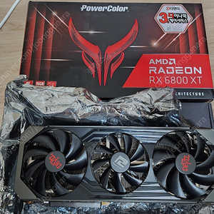 파워컬러 rx 6800xt 레드데빌 판매합니다