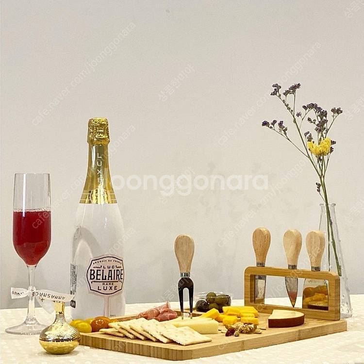 [새거.만팔천]대나무 치즈보드세트 플레이팅--0