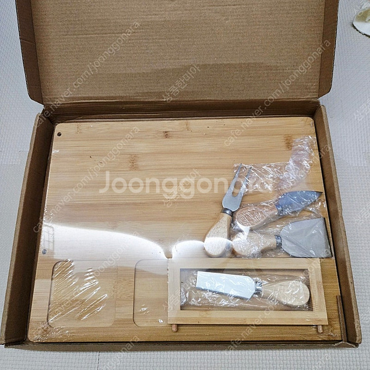 [새거.만팔천]대나무 치즈보드세트 플레이팅--8