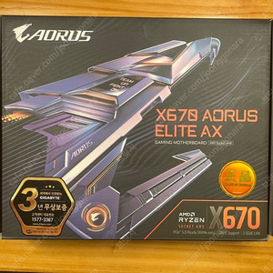 어로스 x670 ELITE AX 메인보드 팝니다.