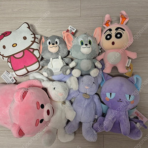 짱구.벨리곰.토끼.톰과제리 인형