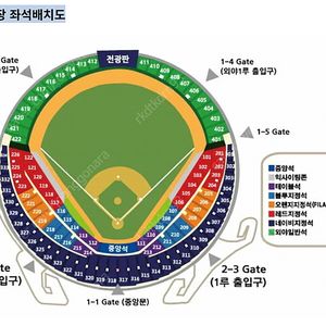 8월 17일 잠실 기아 vs 두산 3루 네이비 4연석