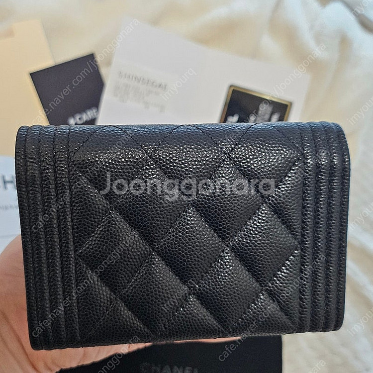 샤넬보이카드지갑 엔틱금장 택포72만 (마지막가격)--3