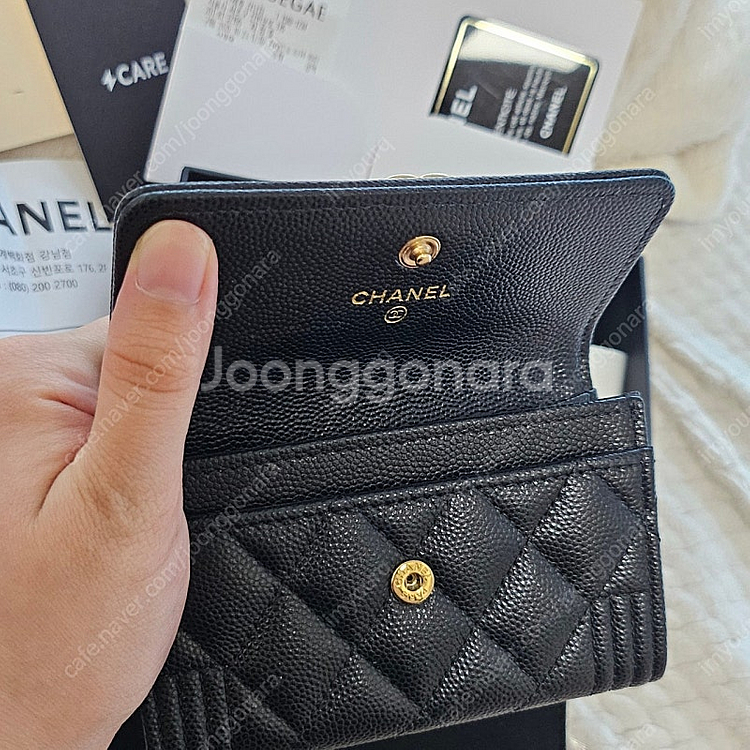 샤넬보이카드지갑 엔틱금장 택포72만 (마지막가격)--5