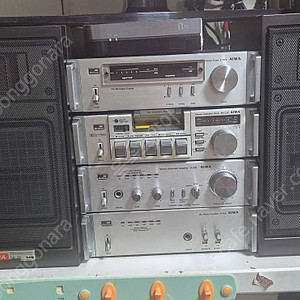 아이와(AIWA)빈티지 오디오.S-R22,AD-L22,S-A22,S-P22. 카세트라디오.콤퍼넌트. 미니오디오.
