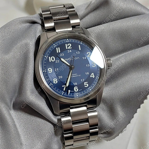 해밀턴 카키필드 티타늄 네이비 38mm