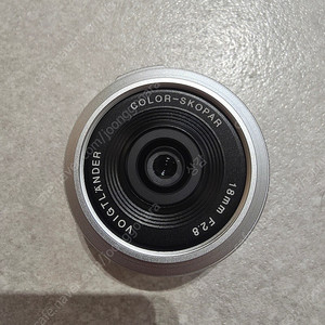 보이그랜더 렌즈 x마운트 컬러스코파 18mm 실버, b+w t-pro 43mm uv필터