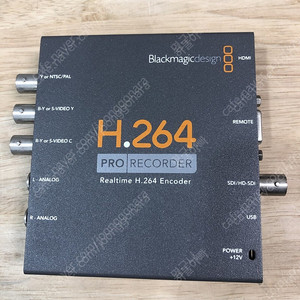블랙매직 H.264 Pro Recorder 팝니다