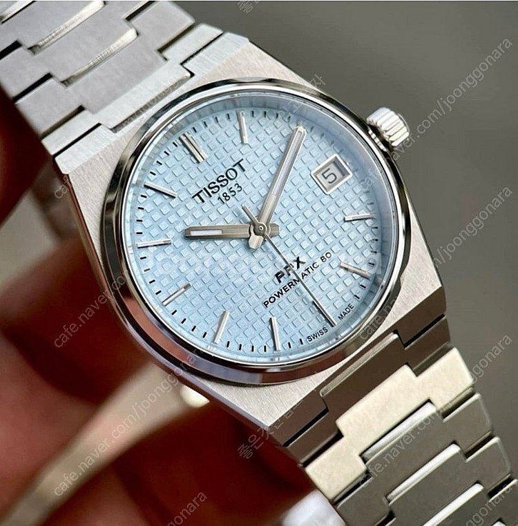 티쏘PRX오토메틱 40mm. 아이스블루 민트급 24년3...--1