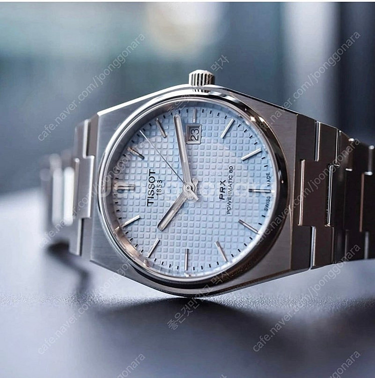 티쏘PRX오토메틱 40mm. 아이스블루 민트급 24년3...--2