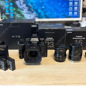 후지필름 X-T3 풀세트 + 렌즈 3개