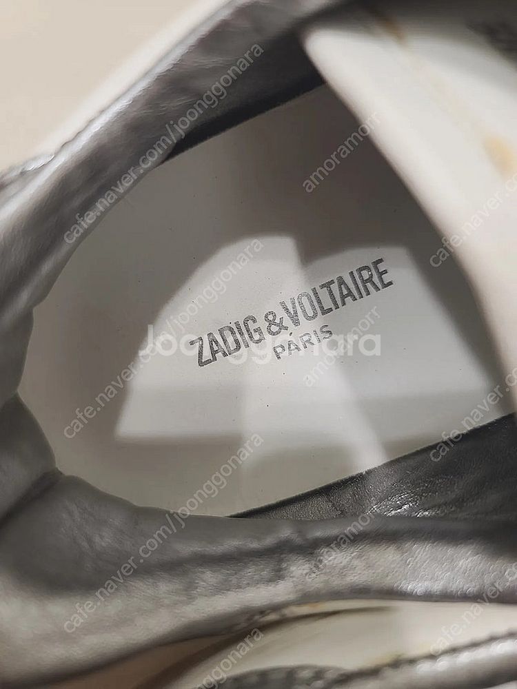 ZADIG 쟈딕앤볼테르 자딕 번개 스니커즈 스터드 신발...--4