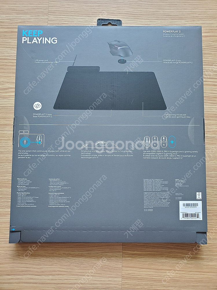 로지텍 g522 헤드폰, powerplay 2 마우스패...--0