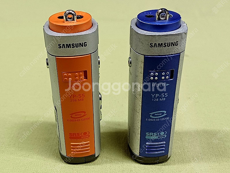 삼성 구형 MP3 YP-55 블루, 오렌지--4